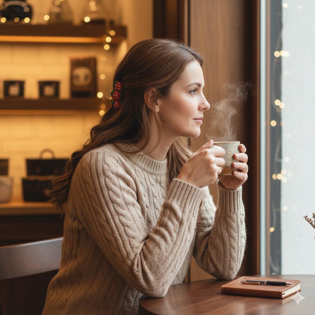 Fresh Fruit Small Hair Claw Clip (2.2 Inch) / Small Acrylic and Poly Hair Pin / Hair Accessory for Woman