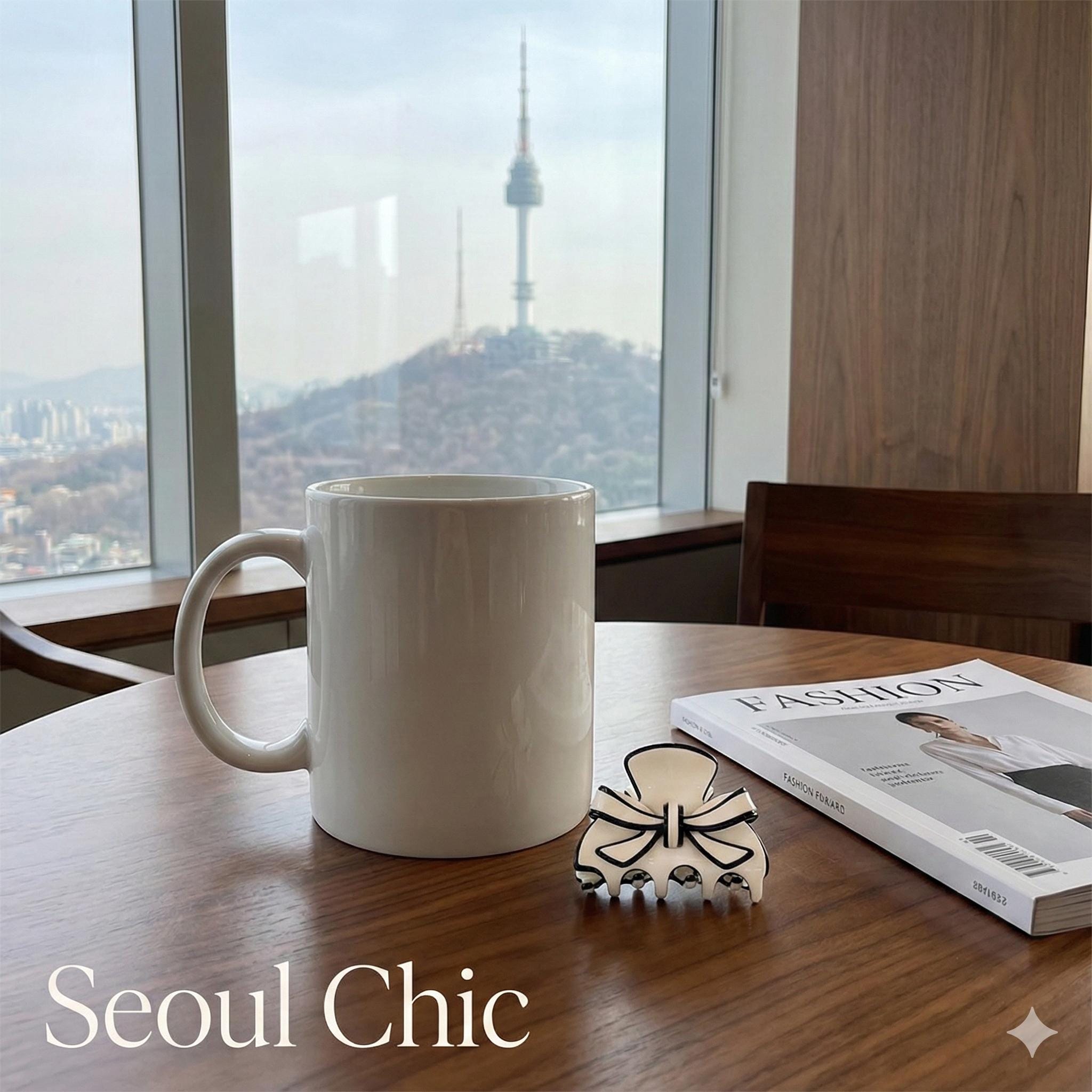 Pastel Color Balance Ribbon Hair Claw Clip (1.8 Inch) / Colorful French Hair Pin / Hair Accessory for Woman