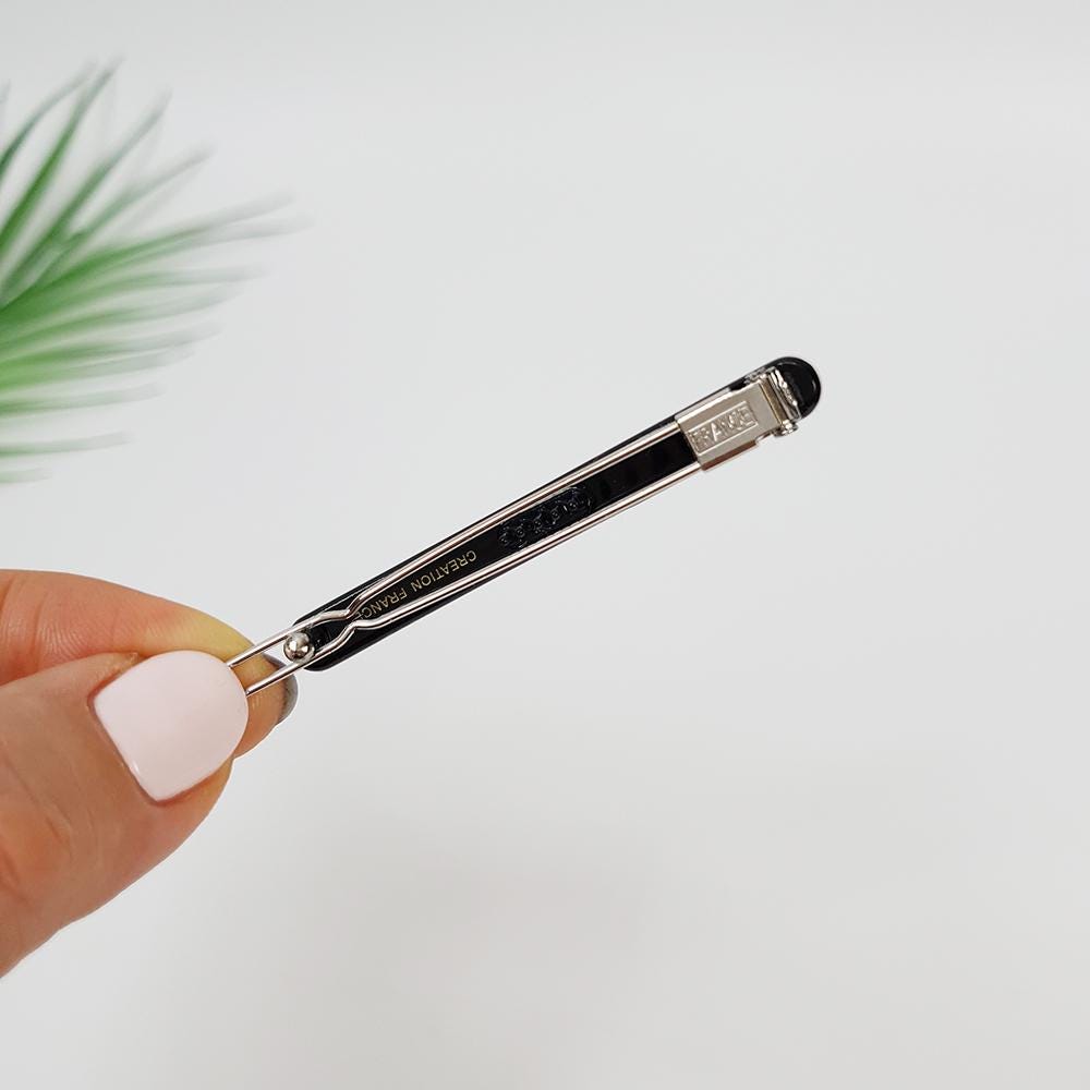 Pastel Tone Bobby Pin with Cubic / Cute Simple French Hair Pin Clip / Hair Accessory for Woman / Bow Barrette