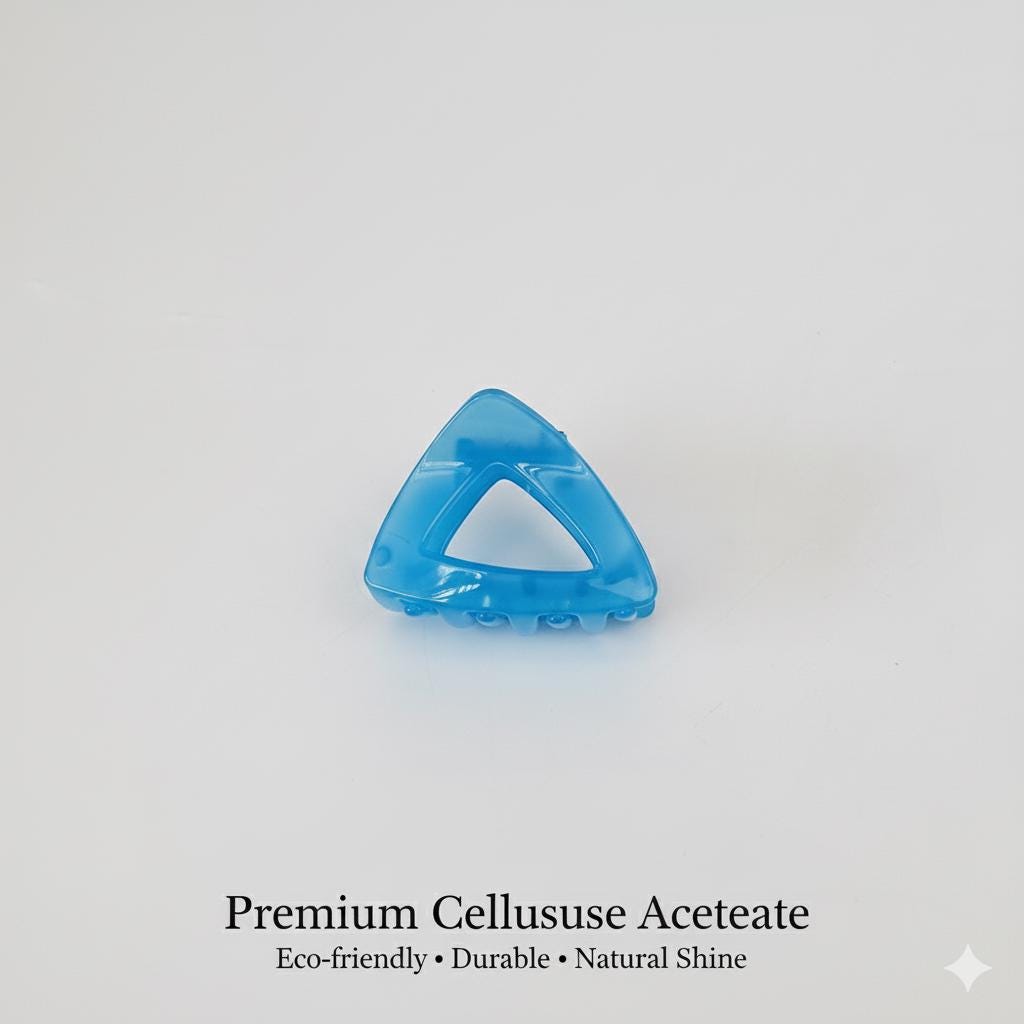Triangle Hair Clip (1.8 Inch) / Cute Vivid Color Hair Claw / Hair Accessory for Woman