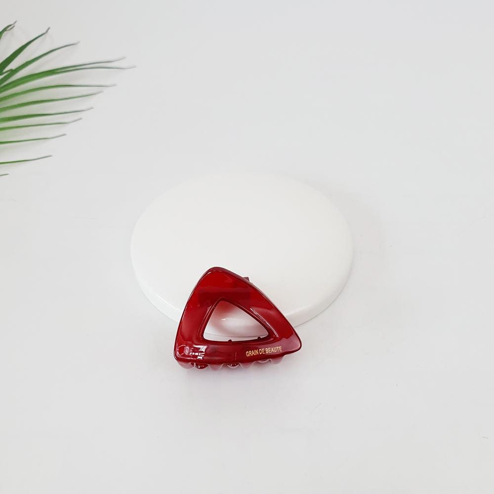 Triangle Hair Clip (1.8 Inch) / Cute Vivid Color Hair Claw / Hair Accessory for Woman