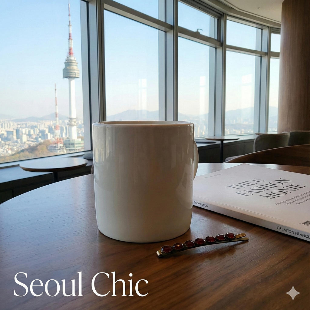 Formica Thin Hair Pin (2.4 Inch ) / Diamond Cut Formica Stone Decorated Barrette / Vintage Antique Hair Accessory for Woman