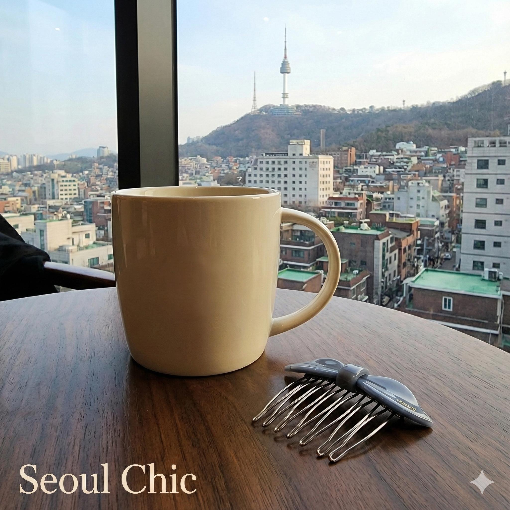 Lip Shape Mini Ribbon Hair Comb Pin / Pastel Color French Hair Pin / Hair Fork for Woman