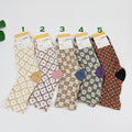 Embroidered Socks | Floral Cotton Crew Hosiery | Korean Socks | Cute Gift for Her