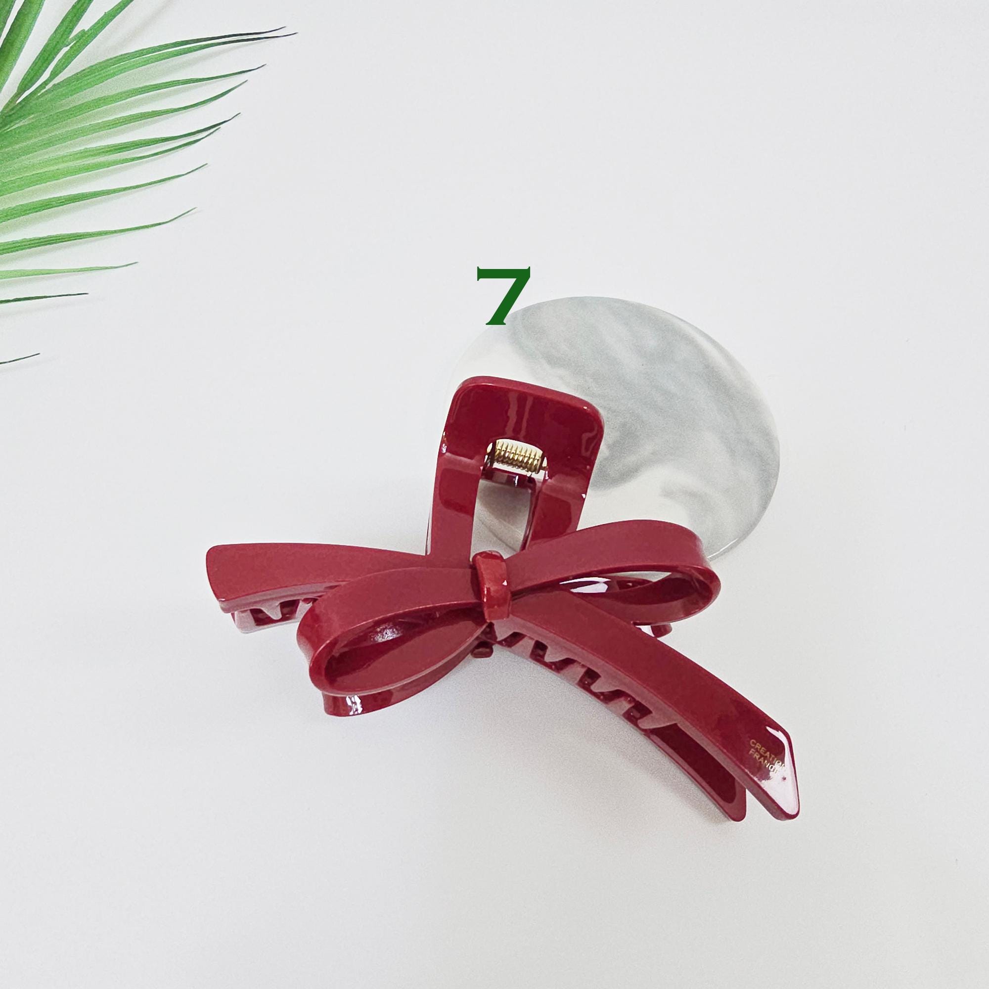 Acetate Luxe Bow Claw (4.9 Inch) | French Pin | Korean Hair Pin | Large Tortoise Shell Accessories