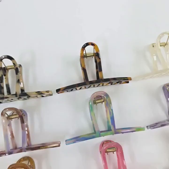 Acetate Claw Clip (3.5 Inch) | French Pin | Korean Hair Pin | Minimalist Accessories