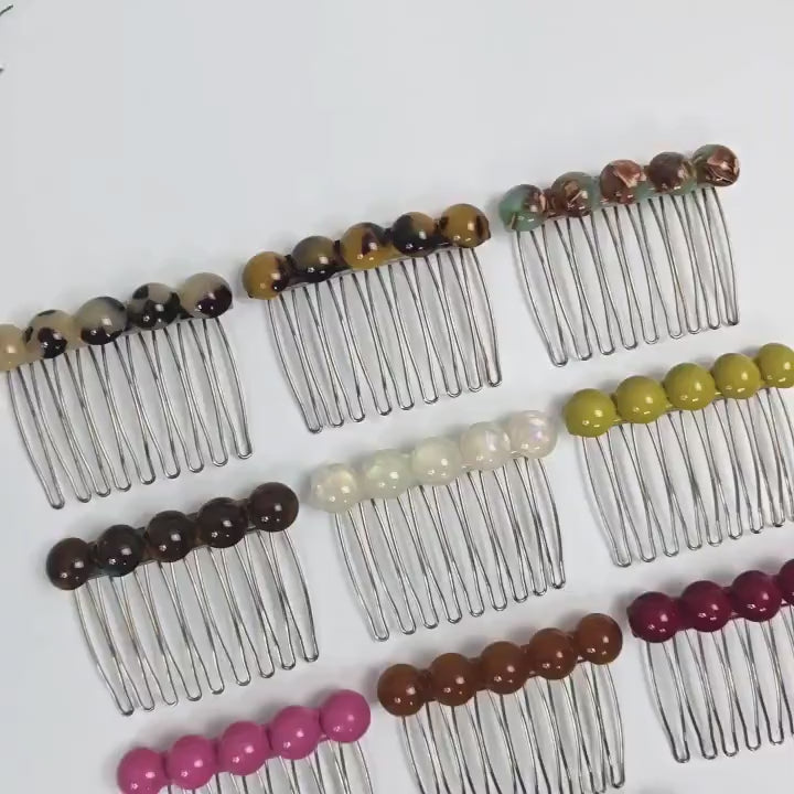 Teardrop Non-Slip Hair Comb Pin (2.4 Inch) / Simple French Hair Pin / Hair Fork for Woman