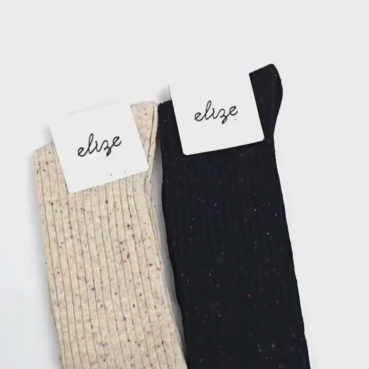 Knee High Socks | Neps Cotton Ribbed Boot Sock | Korean Socks | School Girl Gift
